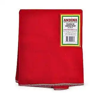Tottus Franela de limpieza roja andina oferta