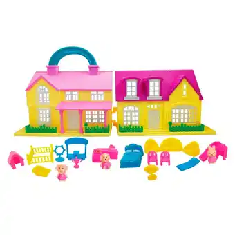 Tottus Casita con muñecos y accesorios oferta