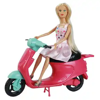 Tottus Muñeca fashion con scooter oferta