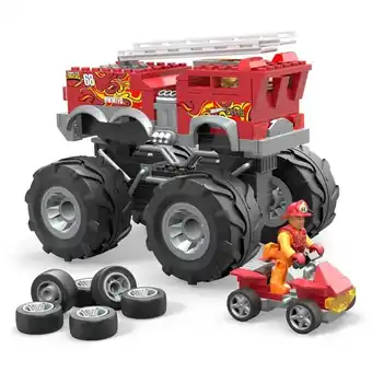 Tottus Juguete de construcción mega construx 5 alarm monster truck oferta