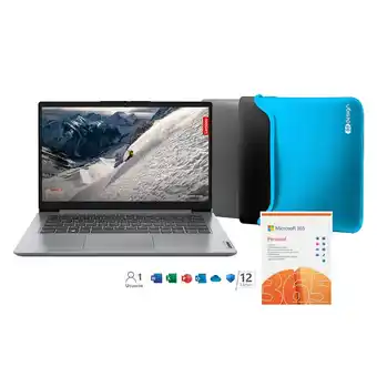 Tottus Laptop ideapad 1 amd ryzen 5 3500u windows 11 8gb 512gb 14" +office 365 +funda oferta
