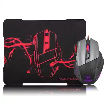 Tottus Kit mouse y pad gamer btn turbo fire oferta