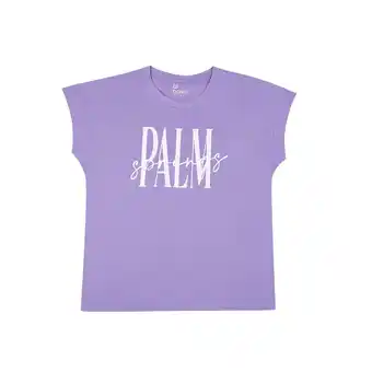 Tottus Polo estampado oversize mujer xl morado oferta