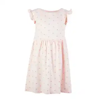Tottus Vestido manga niña 10 durazno oferta