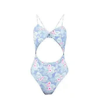 Tottus Ropa de baño mujer l azul claro oferta