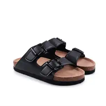 Tottus Chala corcho straps niño 30 negro oferta