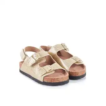 Tottus Chala corcho straps niña 27 dorado oferta