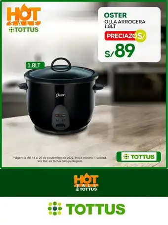 Tottus Oster Olla Arrocera 1.8 Lt oferta