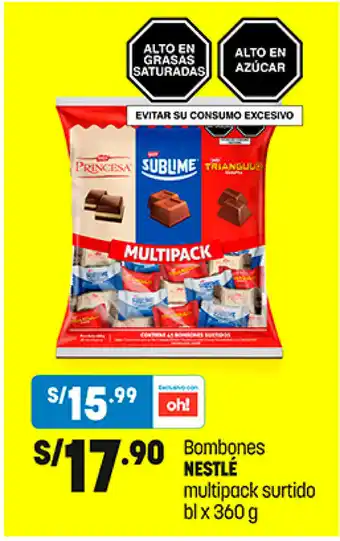 Plaza Vea Nestle Bombones Multipack surtido oferta
