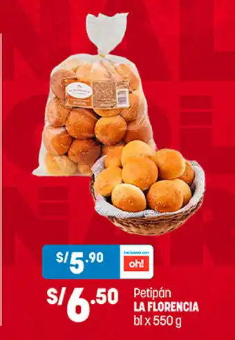 Plaza Vea La Florencia Petipan bl x 550g oferta