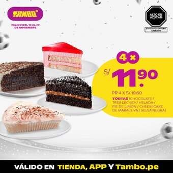 Tambo Tortas oferta