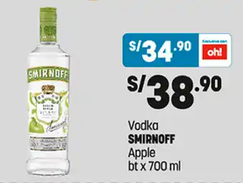 Smirnoff Vodka Apple bt x 700 ml