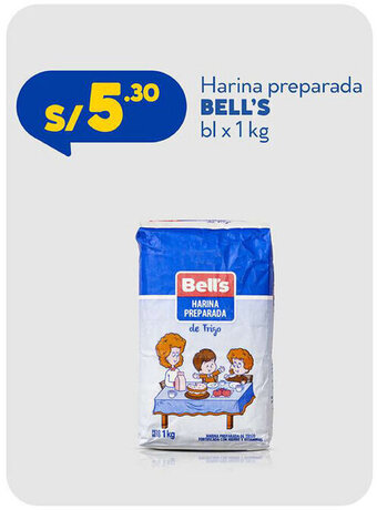 Plaza Vea Bell's Harina preparada bl x 1 kg oferta