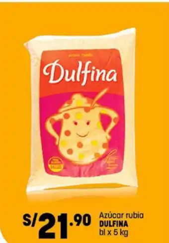 Plaza Vea Dulfina Azucar rubia bl x 5 kg oferta