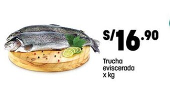 Plaza Vea Trucha eviscerada x kg oferta