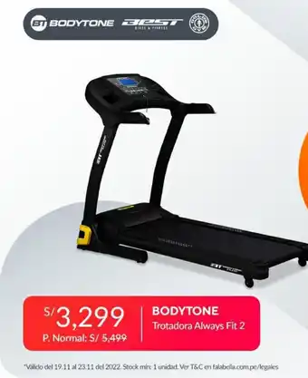 Bodytone Trotadora Always Fit 2
