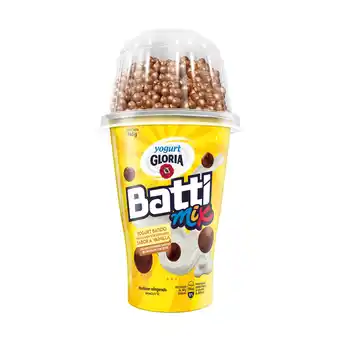 Tottus Gloria battimix yogurt vainilla con chocolate 146 g oferta