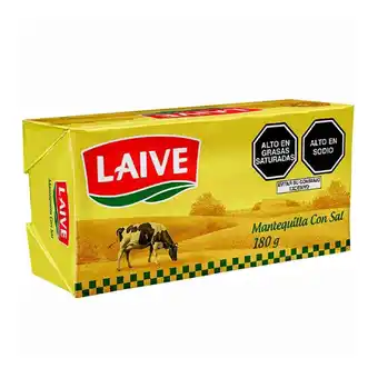 Tottus Mantequilla con sal laive barra 180 g oferta