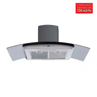 Tottus Campana extractora decorativa dina black c klimatic oferta