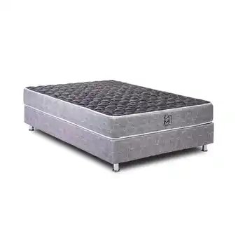 Tottus Cama raymi black 1.5 plazas +sofa cama +colchon +box tarima +01 almohada +01 protector oferta