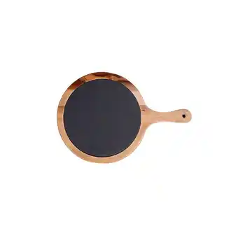 Tottus Tabla acacia redonda piedra 21cm oferta