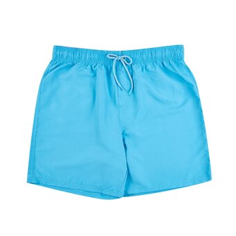 Tottus Ropa de baño color entero hombre 38 celeste oferta