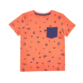 Tottus Polo niño 10 naranja oferta