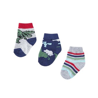 Tottus Pack 3 medias bebe 24m diseños oferta