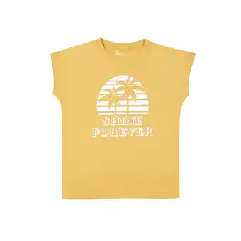 Tottus Polo estampado oversize mujer m ocre oferta