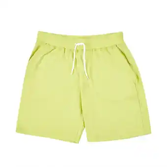 Tottus Short franela hombre l verde limon oferta