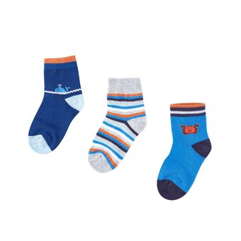 Tottus Pack 3 medias bebe 18m diseños oferta