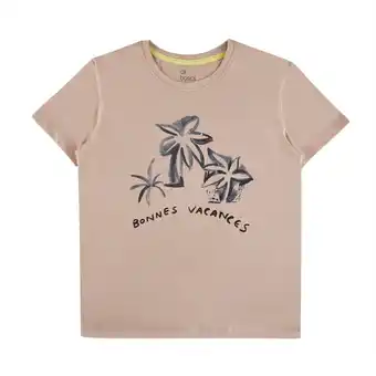 Tottus Polo estampado niño 8 arena oferta