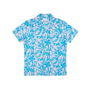 Tottus Camisa hawaiana hombre xl rosado claro oferta