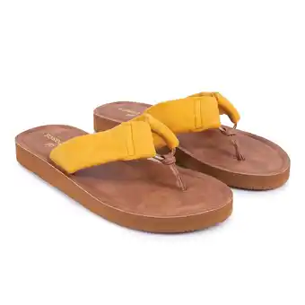 Tottus Slap argolla mujer 37 mostaza oferta
