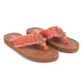 Tottus Slap fleco mujer 37 coral oferta