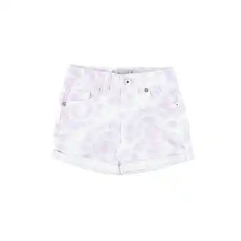 Tottus Short denim french terry niña 8 morado oferta
