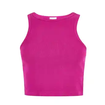 Tottus Bvd rib huecos mujer m magenta oferta