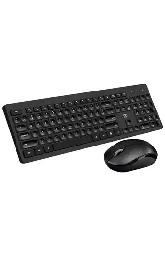 Tiendas EFE Kit teclado y mouse foetor - negro oferta