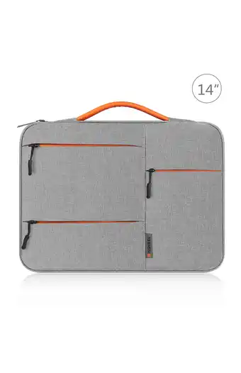 Tiendas EFE Funda maletin laptop haweel 14-15 pulgadas gris oferta