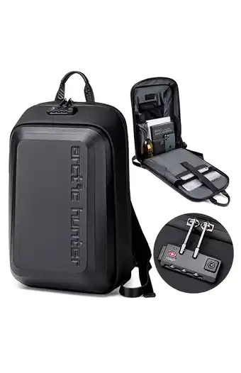 Tiendas EFE Mochila antirrobo impermeable artic hunter negro oferta