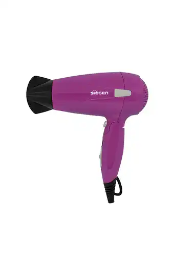Tiendas EFE Secador de cabello siegen sg-3012c16 morado oferta