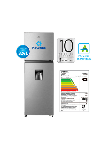 Tiendas EFE Refrigeradora indurama ri-439d top mount 346lt oferta