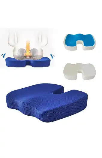 Tiendas EFE Cojin asiento ergnomico gel memory foam oferta