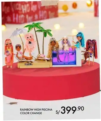 Wong Rainbow High Piscina Color Change oferta