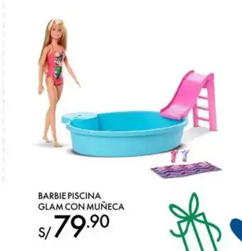 Wong Barbie Piscina Glam Con Muñeca oferta