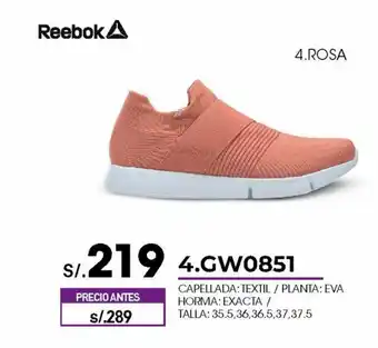 Sokso Reebok Rosa oferta