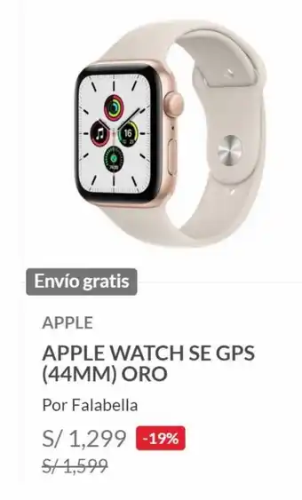 Falabella Apple Watch SE GPS Oro oferta