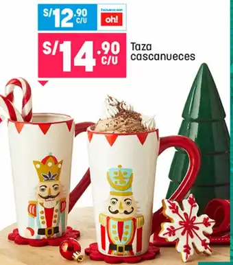 Plaza Vea Taza Cascanueces oferta