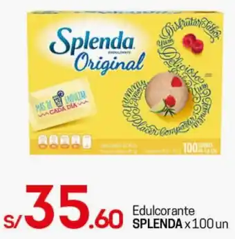 Tottus Edulcorante Splenda 100 Un oferta