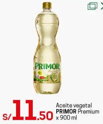 Tottus Aceite Vegetal Primor Premium 900ml oferta